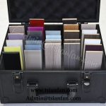 Leather Quartz Stone Sample Suitcase / Stone Display Case PX611