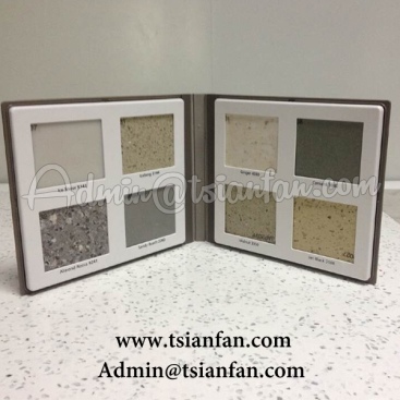 Plastic Detachable Quartz Stone Samples Catalogue PY621