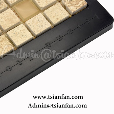 Plastic Mosaic Tile Frame With Black Color PZ616