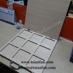Customized Design Wooden Quartz Stone Sample Box PB624