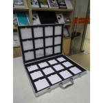 hotsale glass display suitcase