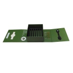 stone sample box with handle