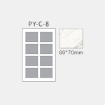 Customize Quartz Stone Plastic Sample Book For Shop PY-C-8