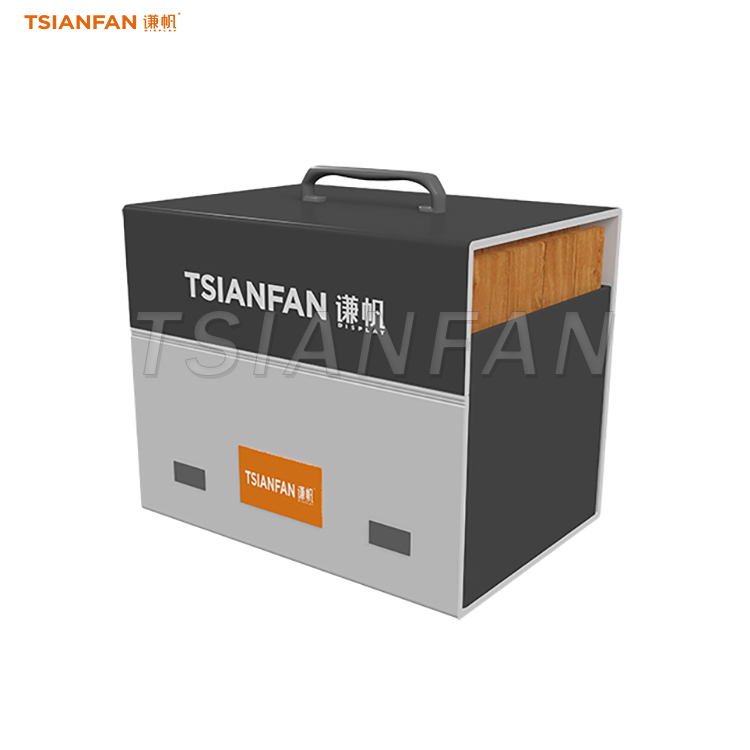 Wooden floor suitcase cardboard material sample box - Building ...